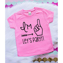 Load image into Gallery viewer, Girls ONE party tee
