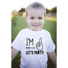 Load image into Gallery viewer, I&#39;M ONE LETS PARTY TEE
