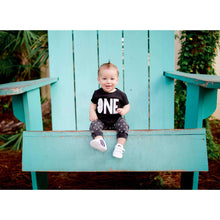 Load image into Gallery viewer, boys first birthday shirt- happy life parties
