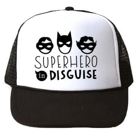 SUPERHERO IN DISGUISE TRUCKER HAT