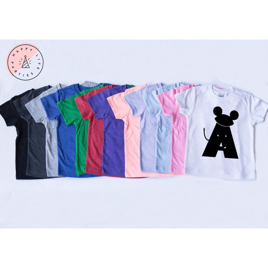 MOUSE LETTER TEES